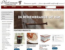 Tablet Screenshot of communioncups.net